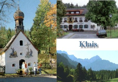 Klais im www.AlpenUrlaub.de Pensionen, Hotels, Ferienhäuser